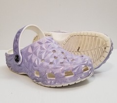 Crocs Classic Geometric Clog Lilac Comfortable Slip On Shoe 209693 Youth Size J1