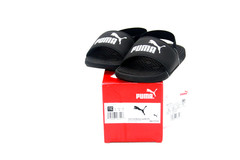 PUMA COOL CAT BACKSTRAP BX PS 384117-01 BLACK/WHITE LITTLE KIDS SANDAL