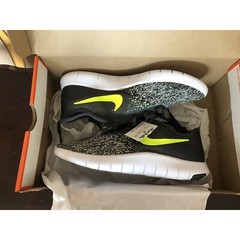 NIKE FLEX CONTACT (GS) GREEN VOLT SNEAKERS SIZE: 5.5 YOUTH (917932-001) (A430)