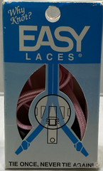 No Tie Stretch Laces Easy Laces Why Knot Pink O/S