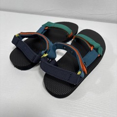 Teva Original Universal Kids Sz 2 Multi Color Hook And Loop Sandals NEW