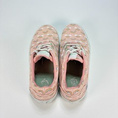 Vans Doheny Powder Pink Rainbow Canvas Low Top Skate Shoes 721356 Youth Size 3