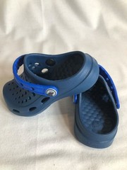 JoyBees Kids ACTIVE CLOG Navy Blue & Royal Blue Sz 6-7