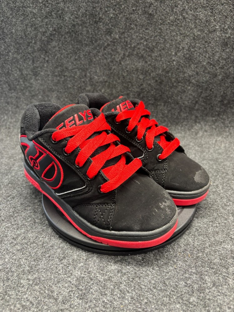 Heelys Propel 2.0 | Black/Red | Fair Condition | Kids Size 1Y [249]