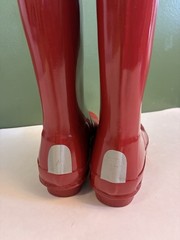 Hunter Kids Original Kids‘ Gloss Rain Boot Kid Big Kid Military Red 4 US 34 EU