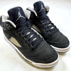 Air Jordan 5 Retro Moonlight Oreo 440888-011 GS Youth 7Y Black White Shoes