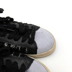 Steve Madden Jmolly Lace-Up Sneaker Shoes Round Toe Kids‘ Black Size US2M EU33