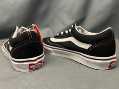 Vans Old Skool Sneakers Canvas Black White Size 12 Kids BRAND NEW NO BOX!