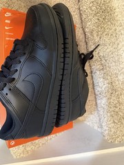Nike Dunk Low (GS) Sneaker Unisex Kids 5.5Y Triple Black FB9109