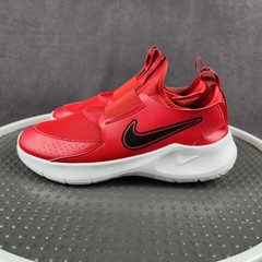 Nike Flex Runner Shoes Kids Size 7Y Red Slip On Running FN1294-600 Sneakers NEW