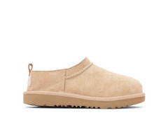 UGG Little Kid/Big Kid Classic Micro Boot – Sand Suede, Size 4 [1174410K]