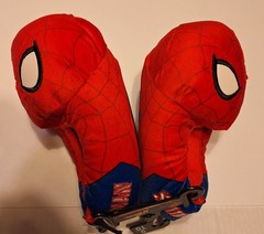 Official Licensed Marvel SpiderMan Plush House Slippers Children’s Size 9/10 NWT