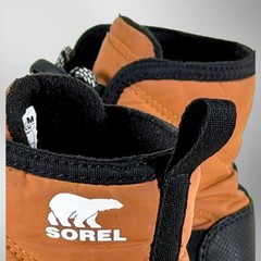 Sorel Kids Waterproof Boots Size 1 Brown Black Insulated Puddles Snow Mud