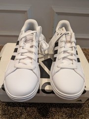 Size 3 (PS) – adidas Grand Court Low White