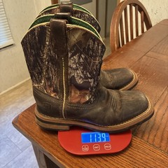 John Deere Western Boots Boys 3M Leather/Mossy Oak JD2368