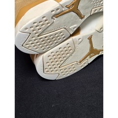 Air Jordan 6 Retro TD Wheat Tan Suede Basketball Sneakers Kids Size 12.5C