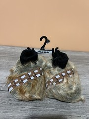 Disney Star Wars Chewbacca Slippers Toddler Size Small 5-6 Color Brown NEW!