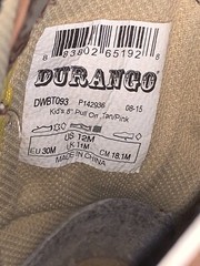 Durango Boot Dwbt093 Lil‘ Let Love Fly Boot Pink Tan Brown Youth Girl Sz 12 M