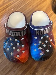 godzilla crocs kids size 24