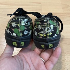 Size 12.5- Vans Authentic the Simpsons Glow Bart Kid’s Pre School Shoes