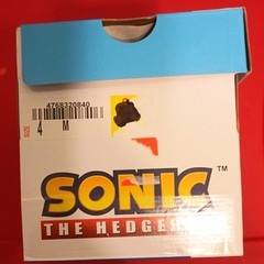 Sonic the Hedgehog Unisex Kids Slide Sandals Size 4 M Blue/Black Sonic