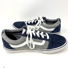 Vans Youth SK8 Old Skool Low Skater 7 Y #751505 Sneekers Gray Navy White Shoes