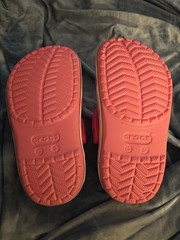 Crocs Fun Lab Minnie Mouse Lights Clogs Sz C 9 Pink Girls Kids Sandals Disney