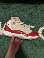 Jordan 11 Retro “Cherry” (2022) (GS) Size 7 Youth Used No Box