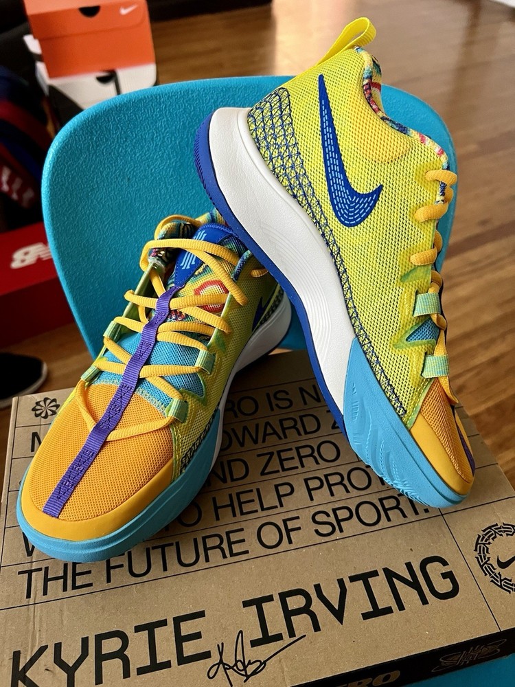 NEW NIKE KYRIE FLYTRAP 6 GS KALEIDOSCOPE SHOES SNEAKERS YOUTH BOYS 4.5