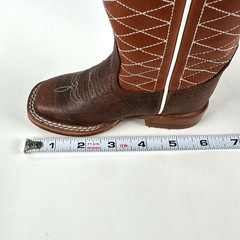 Anderson Bean #1028 Brown Leather Square Toe Western Boot Toddler Size 5