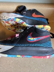 Size 4Y (GS) – Nike Kyrie Flytrap 6 SE Mid Black Multicolor Basketball Shoe