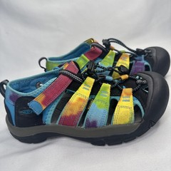 KEEN Newport H2 Outdoor Sandals Hiking Water Rainbow Big Kid Size 3 Washable EUC