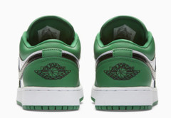 Air Jordan 1 Low Pine Green White Black 553560-301 GS 4Y-7Y BRAND NEW