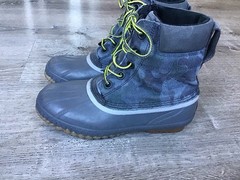 SOREL Cheyanne II Boots Youth Size 5 Gray Camo Winter Duck Boots NY2947-089