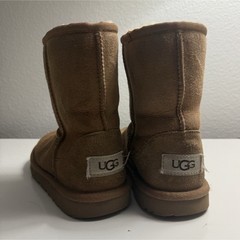 UGG Kids Classic II Brown Suede Shearling Boots Water Resistant US Size 13