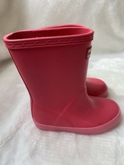 NWD Hunter Original Kids First Classic Rain Boots Bright Pink US 7B/8G/UK5/EU22