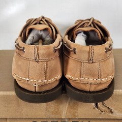 Size 6.5 Big Kids – Sperry Authentic Original Sahara A/O Boat Shoe – Tan Leather