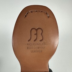 Anderson Bean #1028 Brown Leather Square Toe Western Boot Toddler Size 5
