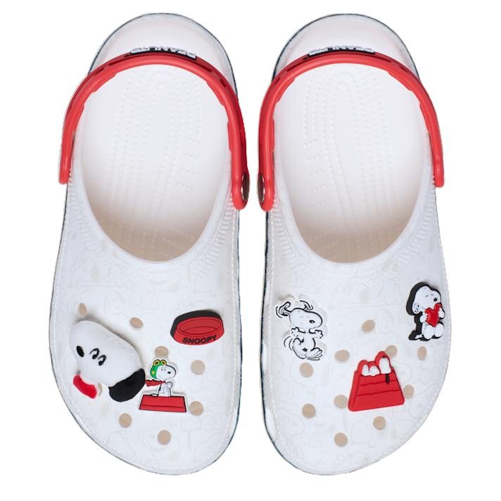 CROCS UNISEX kids PEANUTS CLASSIC CLOG sz 2 new nwt
