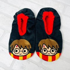Harry Potter Kids Slippers Black Red Gryffindor House Shoes fits 3/5