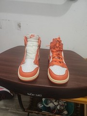 Nike Dunk High 2009 Syracuse Orange Blaze Size 4.5Y Shoes