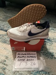 DS 2021 Nike Waffle Trainer 2 SE Letterman’s Jacket GS Sz 5.5Y/Women’s Sz 7