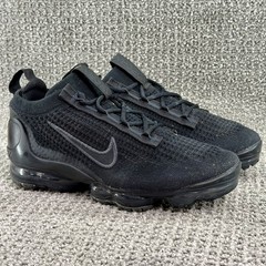 Nike Air Vapormax 2021 Flyknit Triple Black Shoes DB1550-001 Youth 4Y Womens 5.5