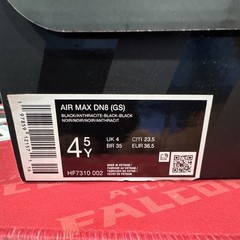 Nike Air Max DN8 (GS) Kids Black/Anthracite Mesh 4.5Y/ 6 Women