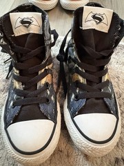 Converse Chuck Taylor All Star Juniors Low White &Batman-Superman Sz11 BOTH 🔥