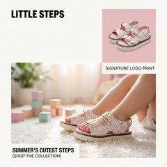 Unisex Kids‘ Sandals Buckle Adjustable Strap Logo Cherry Rainbow Summer