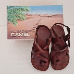 Camel quality handmade leather Holy Land sandals for boys & girls US11/EU28/UK10
