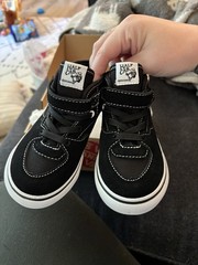 NEW WITH BOX, Never Worn- Toddler Vans Half Cab Decon Sneakers Size 8 US
