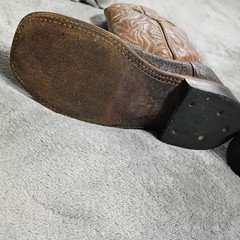 Old West Youth Cowboy Boots, Model BSC1819, Size 1.0 D