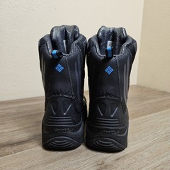 Columbia Buga Boot Plus IV Omni-Heat 400g Black Blue BY5955-010 Youth Size 1